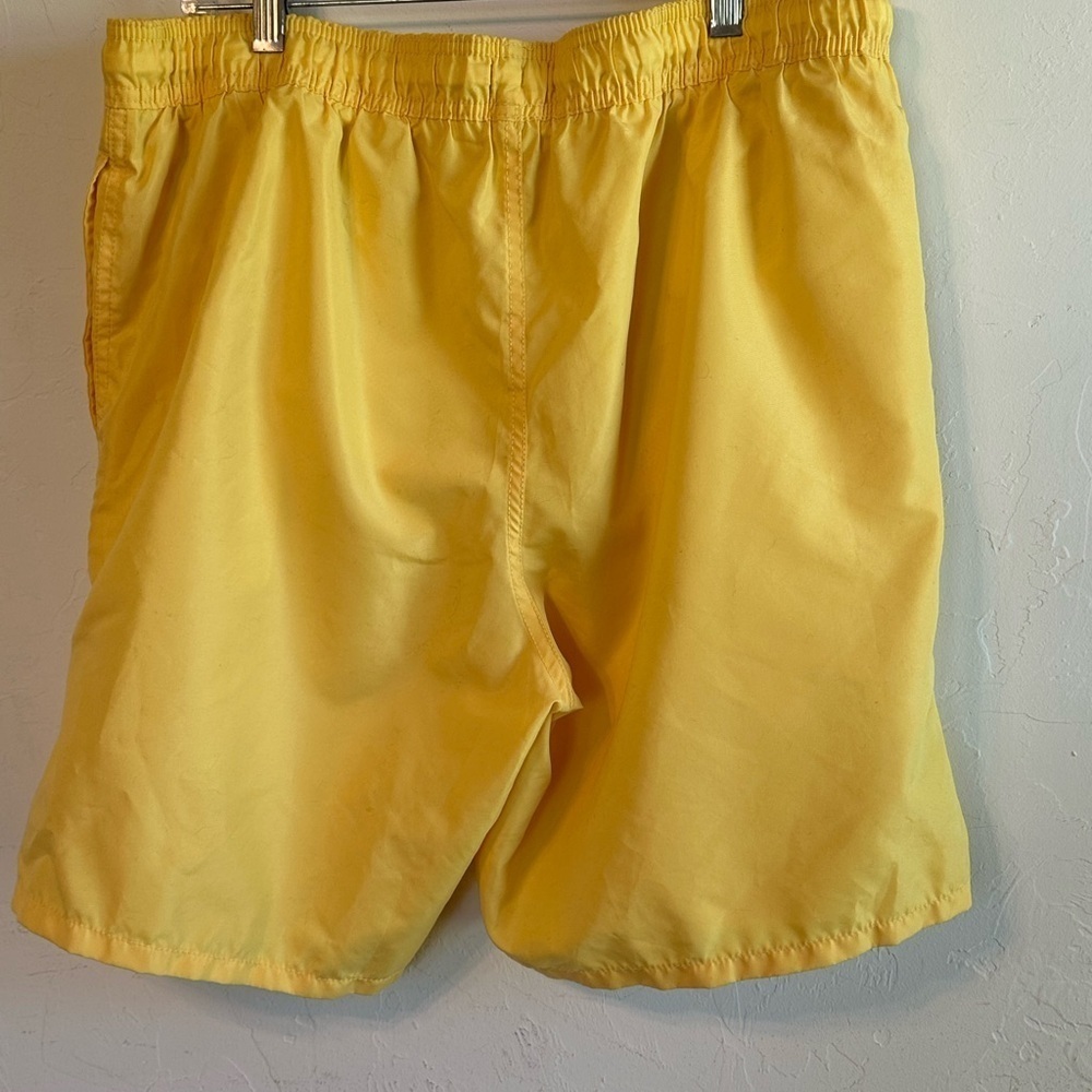Old Navy Yellow Beach Swim Trunks Quick-Drying Elastic Waist Sz XL - Picture 4 of 6